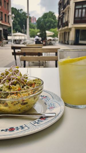 quinoa tabbouleh at La Camelia Vegan Bar in Bilbao