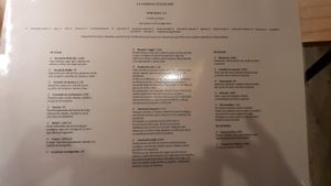 Menu at La Camelia Vegan Bar in Bilbao