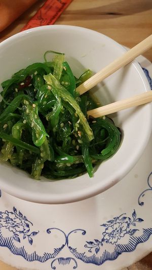 Ensalada de algas at La Camelia Vegan Bar in Bilbao