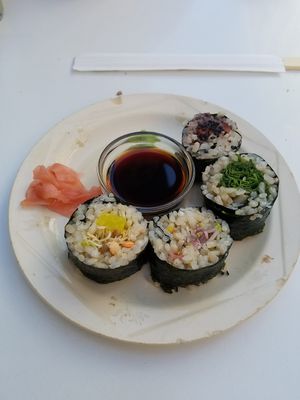 Maki at La Camelia Vegan Bar in Bilbao