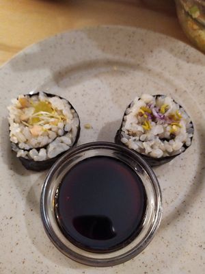 Sushi😋 at La Camelia Vegan Bar in Bilbao