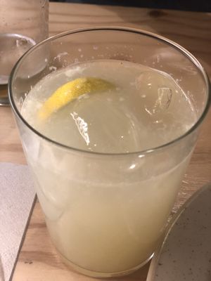 Lemonade at La Camelia Vegan Bar in Bilbao