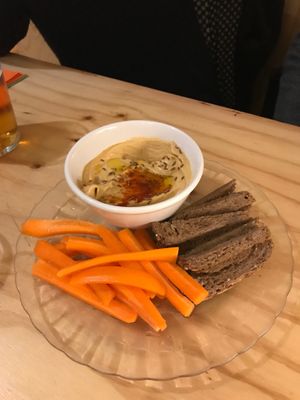 Húmus  at La Camelia Vegan Bar in Bilbao