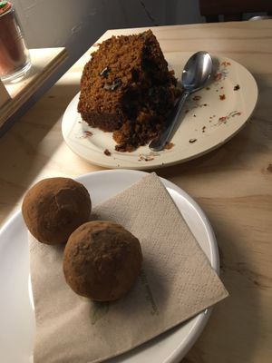 desert  at La Camelia Vegan Bar in Bilbao