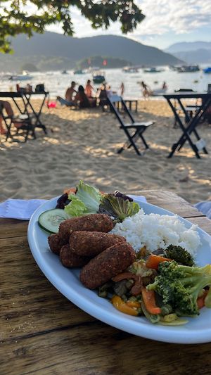   at Cafe do Mar in Ilha Grande