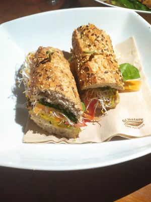 Bocadillo de tofu at Brown Sugar in Cadaques