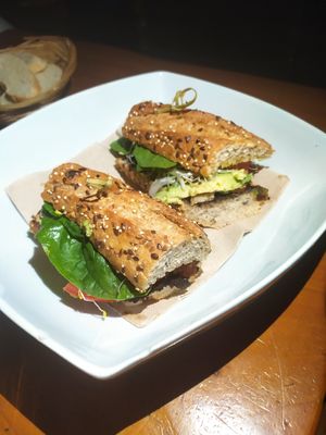 Bocadillo de tofu at Brown Sugar in Cadaques