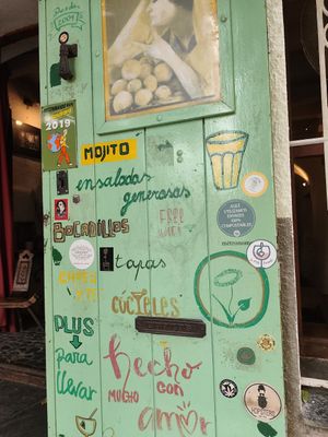 Eingangstür at Brown Sugar in Cadaques