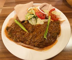 19 - vegan okra dish  at Kilimanjaro in Heidelberg