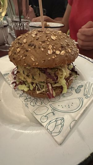 Vegan burger   at Frulez in Bari