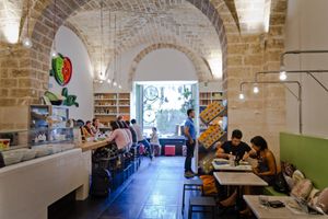 when you eat in at Frulez in Bari