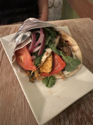 Haloumi Pita  at Avlee Greek Kitchen in Brooklyn