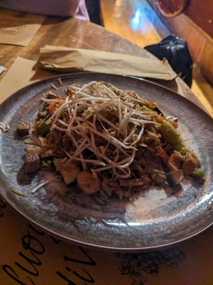 Red Thai curry at Nadamas in Bolzano