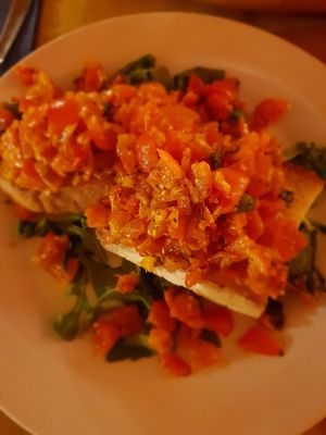 Bruschetta at Nadamas in Bolzano