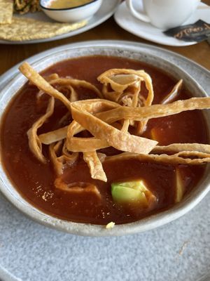 Tomato soup  at Boticasol in Armenia