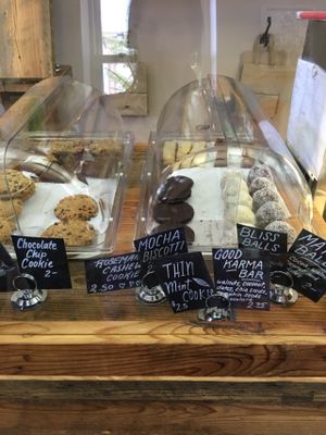 Coconut goodness on the right at Harmony Bakery in Baltimore