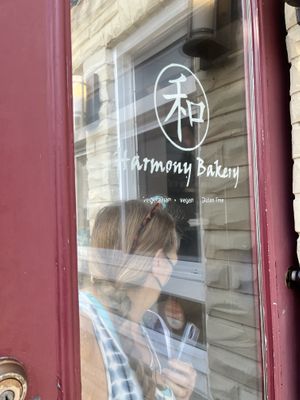 Curious what the character is, I assume it means Harmony   at Harmony Bakery in Baltimore