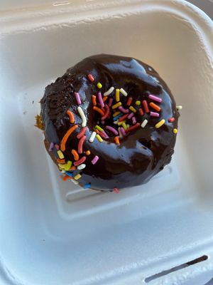 chocolate glazed donuts ❤️💜❤️  at Harmony Bakery in Baltimore