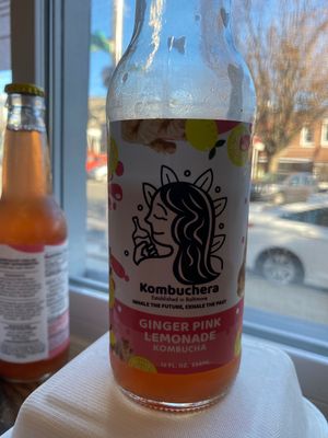 the best tasting kombucha I’ve ever tasted 😋   at Harmony Bakery in Baltimore