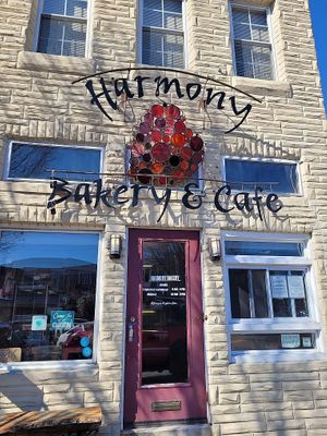 outside at Harmony Bakery in Baltimore