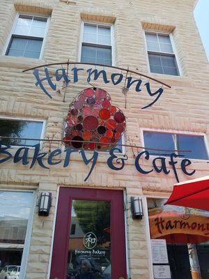 Entrance at Harmony Bakery in Baltimore