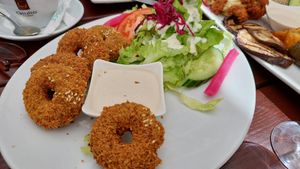 Falafel platter at Sahara in Heidelberg