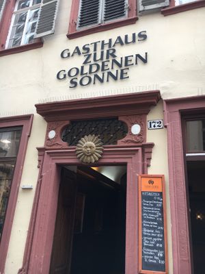 the door at Saigon Sonne in Heidelberg