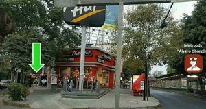 ¿Cómo llegar? Metrobús ";Álvaro Obregón"; (junto a pizza hut). at Vegan Pa' Cá' in Mexico City