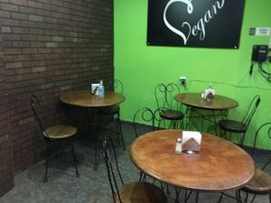 Vegan at Vegan Pa' Cá' in Mexico City