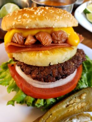 Hamburguesa at Vegan Pa' Cá' in Mexico City
