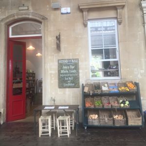Entrance at Beyond the Kale in Bath