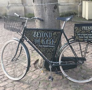 Sign outside Beyond the Kale at Beyond the Kale in Bath