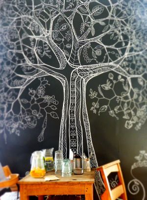 Lovely Cafe at Beyond the Kale in Bath