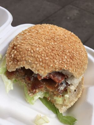 Burger  at VBites - Holland & Barrett in Chester