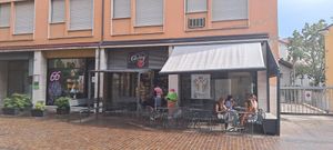 The ice cream shop from outside at Cherry in Rovereto