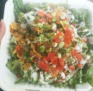 Vegan Taco Salad at Rawlicious in Hamilton
