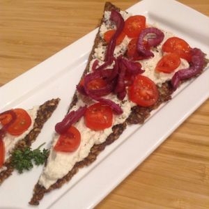 Herb & Onion Flatbreads at Rawlicious in Hamilton