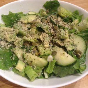 All Green Goddess Salad at Rawlicious in Hamilton