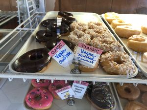 Vegan donuts at Rebel Donuts - Wyoming Blvd in Albuquerque