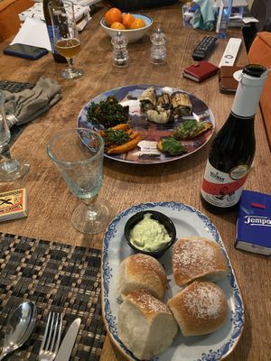 Vegan tapas box - half of it...! at FOAM in The Hague