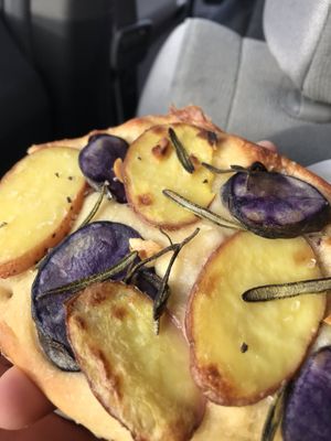 potato focaccia  at FOAM in The Hague