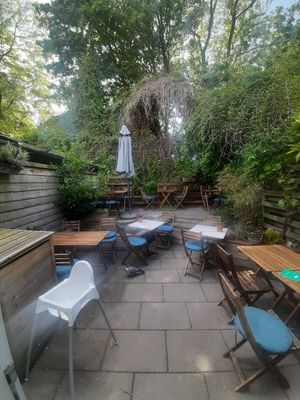 Quiet garden at FOAM in The Hague