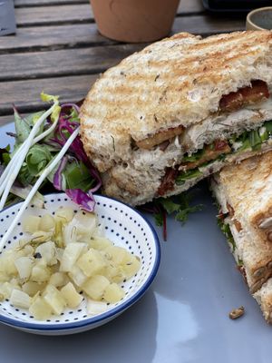 I am so glad I added the tempeh bacon, I forgot to mention that  at FOAM in The Hague