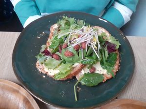 Avocado sandwich at FOAM in The Hague