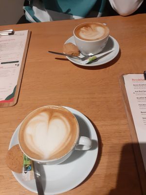 Cappuccinos at FOAM in The Hague