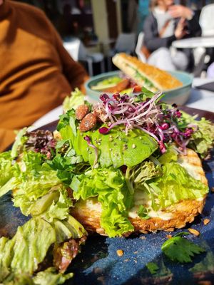 Avocado sandwich at FOAM in The Hague