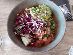 Side salad at FOAM in The Hague