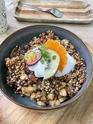 Rhubarb apple crumble   at FOAM in The Hague