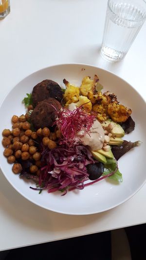 Vegetable plate at FOAM in The Hague
