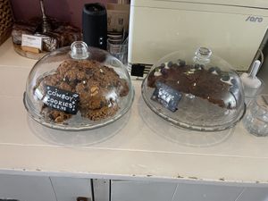 Cookies and carrot cake  at FOAM in The Hague